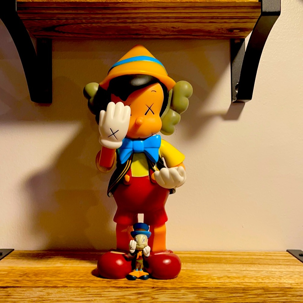 KAWS Pinocchio & Jiminy Cricket VERY RARE